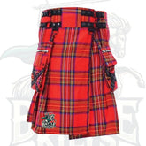 Battle of Kilts – Cato Royal Stewart Tartan Utility Kilt
